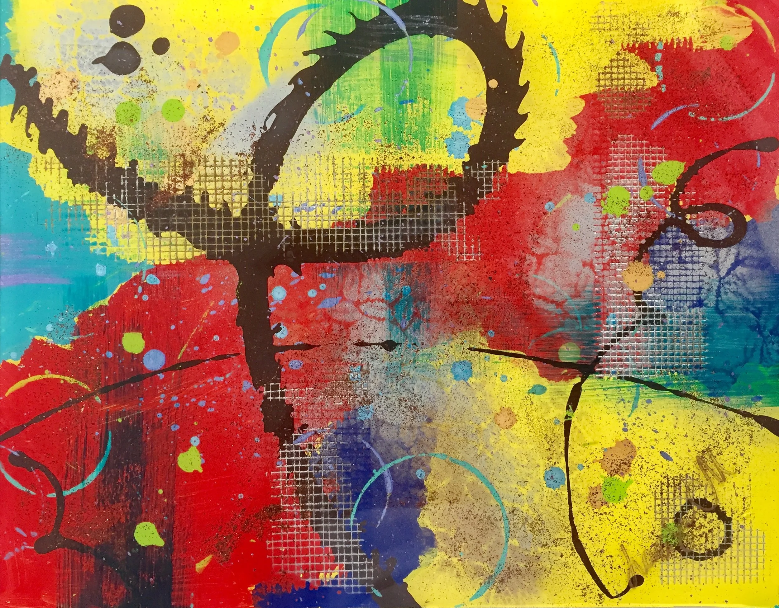 LOOP I -11X14 ON GLASS. AVAILABLE