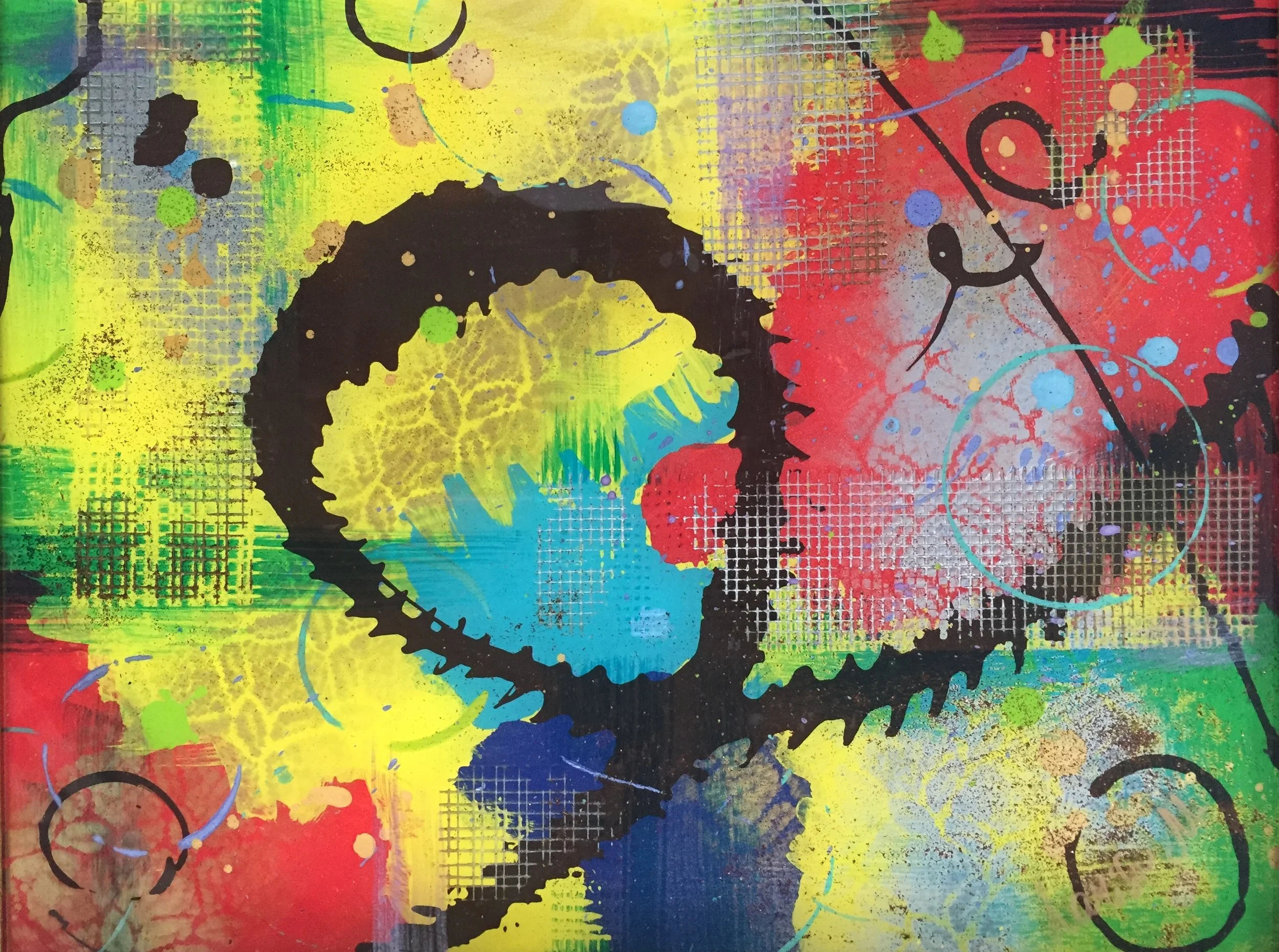 LOOP III -11X14 ON GLASS. AVAILABLE