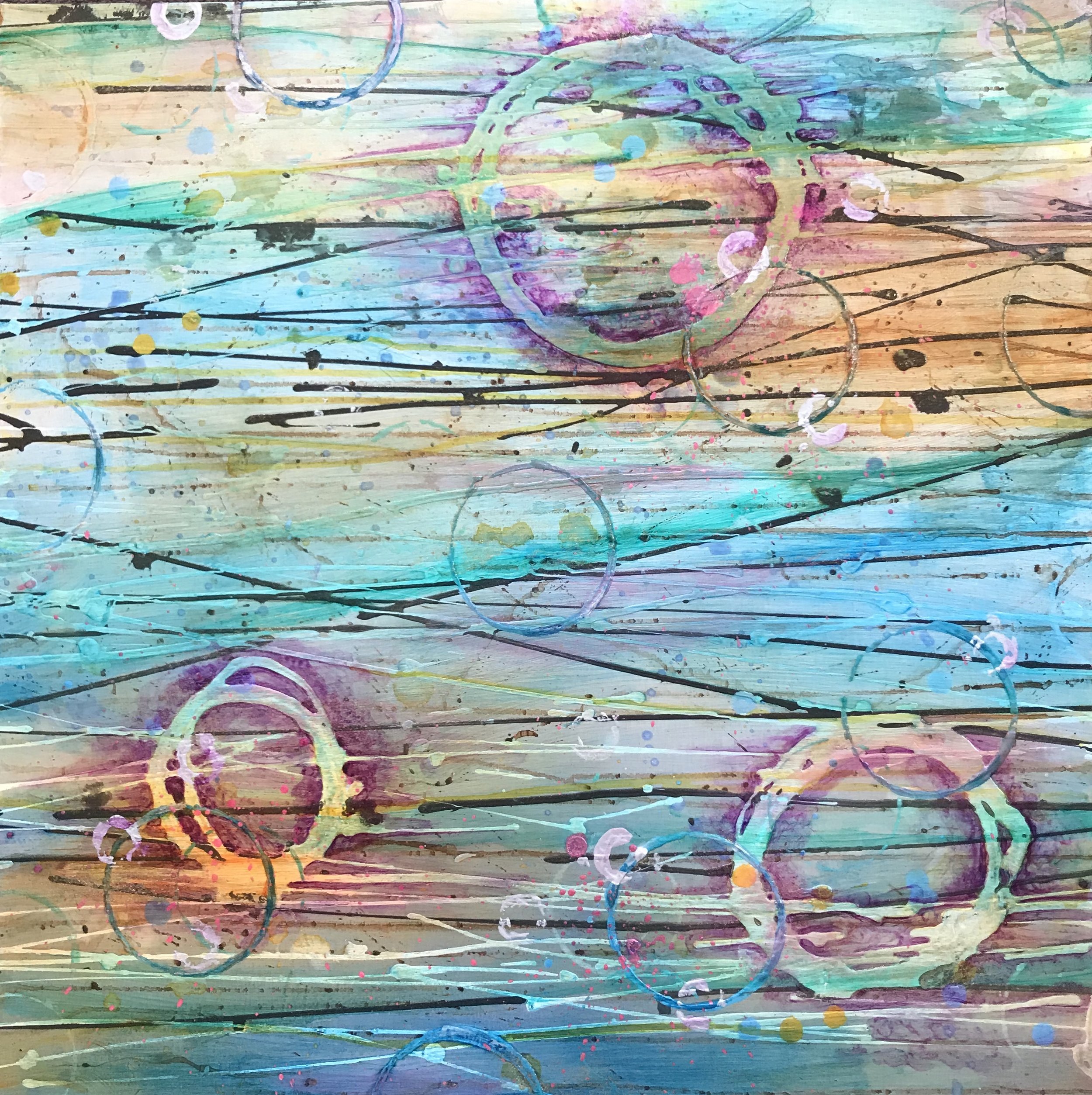 Liquid 2-24X24 on Metal. Available