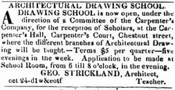 Desperate for students, teacher George Strickland paid half the $16.50 bill placing advertisements in four newspapers