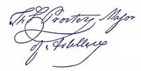 Procter's Signatur