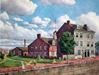Conrad Bartling, who signed the Company Articles in 1785, helped build the first U.S. Mint near Seventh & Arch Sts., two blocks west of the present mint. A skilled carpenter, "measurer" of other men's carpentry and chief inspector of lumber, Bartling spent his last 15 years as the Hall's superintendent. (c ourtesy: The Free Library of Philadelphia)