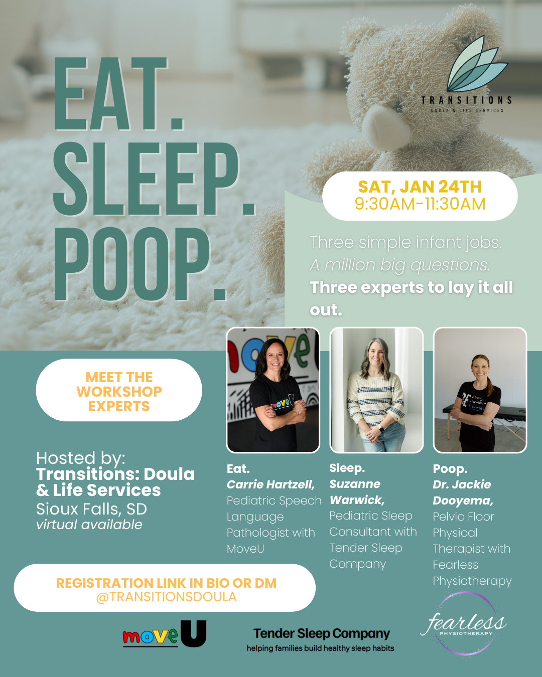 Eat. Sleep. Poop. Workshop for Parents and Caregivers