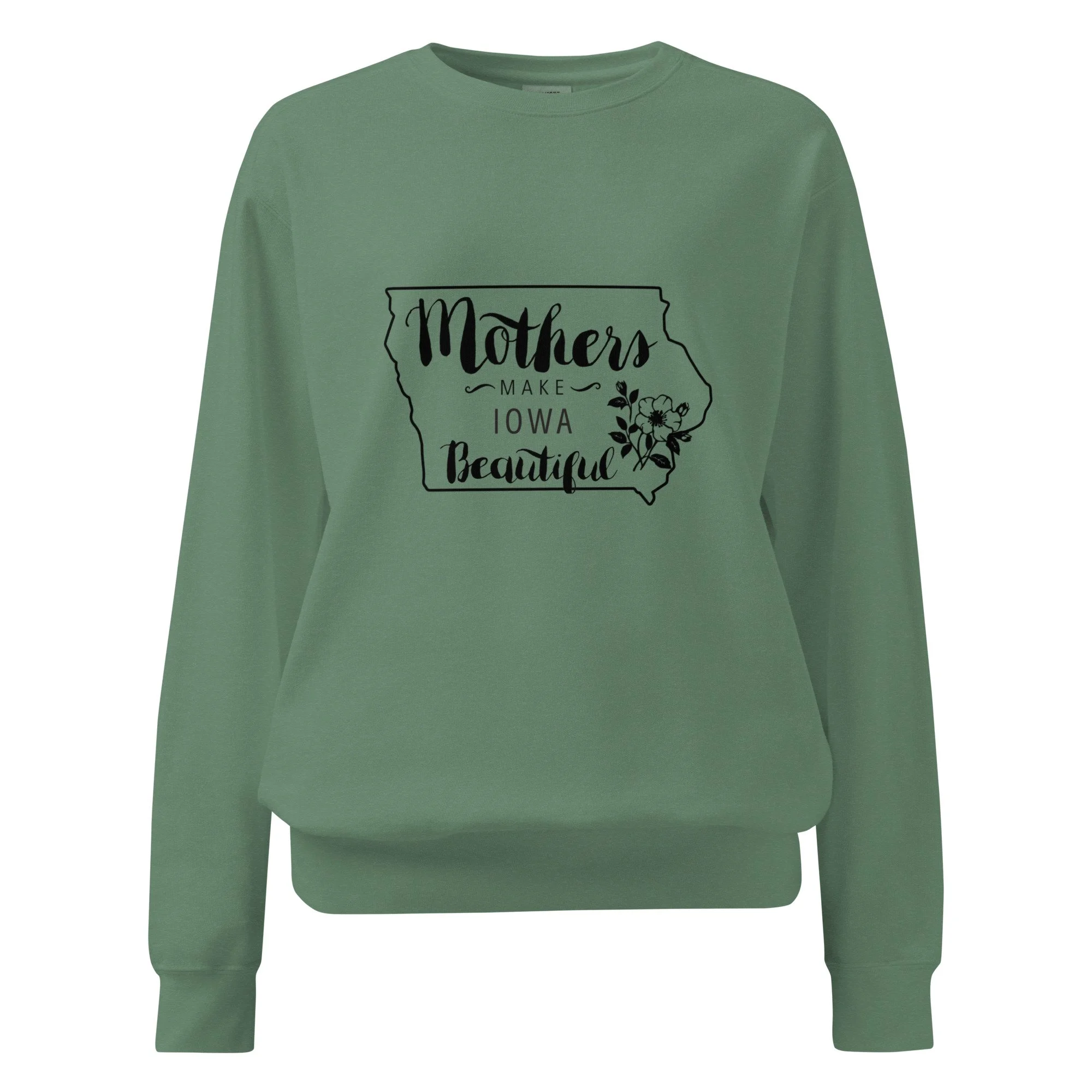 unisex-garment-dyed-sweatshirt-light-green-front-697134e72c5fc.jpg