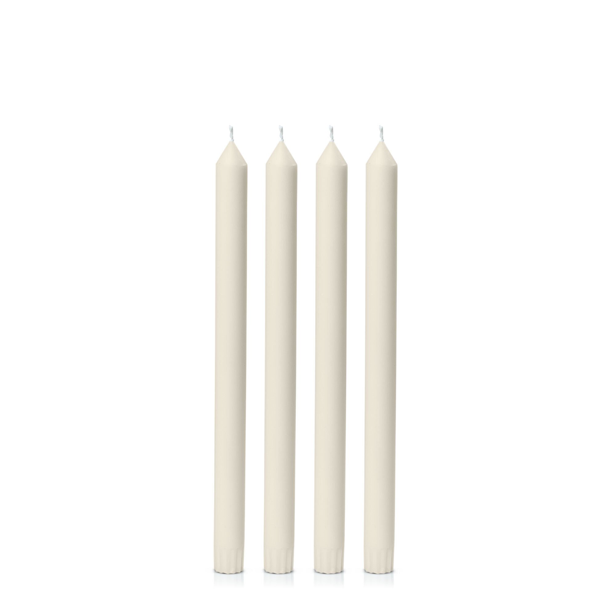 White Dinner Candles