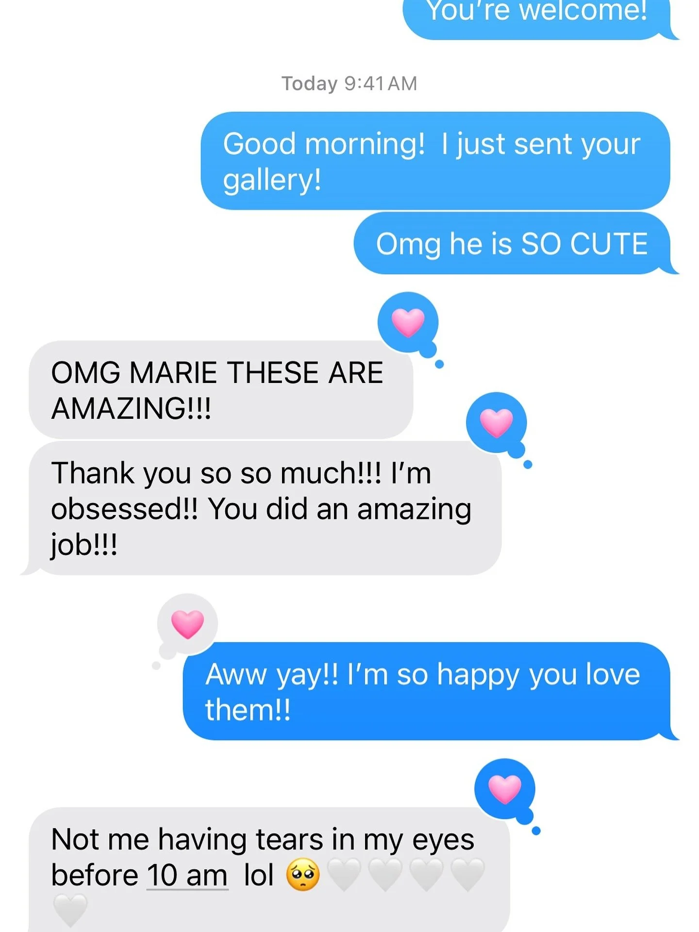 These types of messages are my &ldquo;why.&rdquo; I have the best job in the entire world and I&rsquo;m so grateful for each and every one of you that chooses me to document your memories. Thank you from the bottom of my heart ❤️

#allyandbphotograph