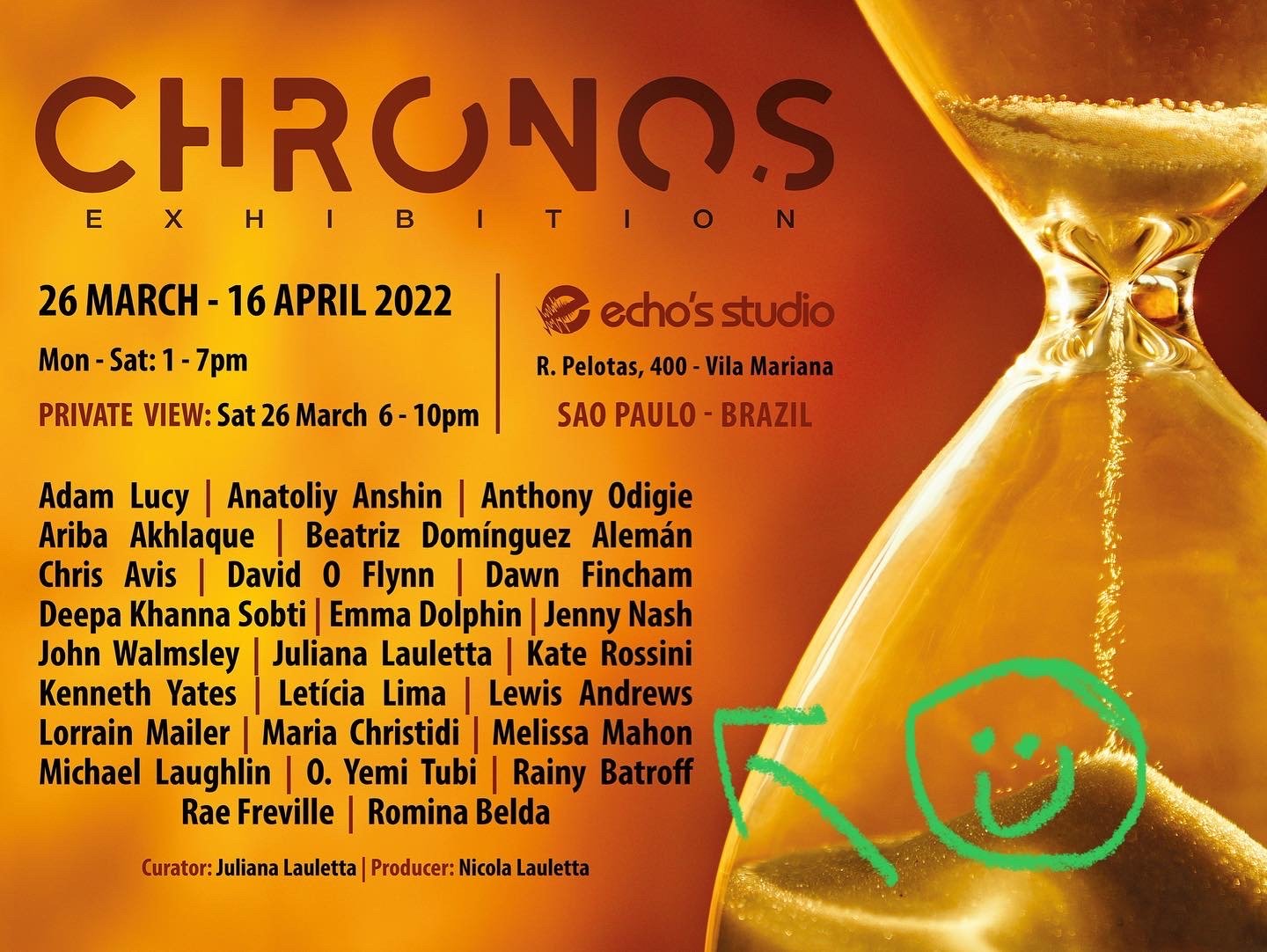 Chronos, Echos Studio, San Paulo  March 2022