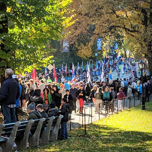 Absolutely beautiful day to watch the New York Marathon in Central Park. So many athletes from all over the world - we definitely spotted some Brits 🇬🇧 ⠀⠀⠀⠀⠀⠀⠀⠀⠀⠀⠀⠀⠀⠀⠀⠀⠀⠀⠀⠀⠀⠀⠀⠀⠀⠀⠀
Who was out racing this weekend?
&bull;
&bull;
&bull;
#newyorkmarath