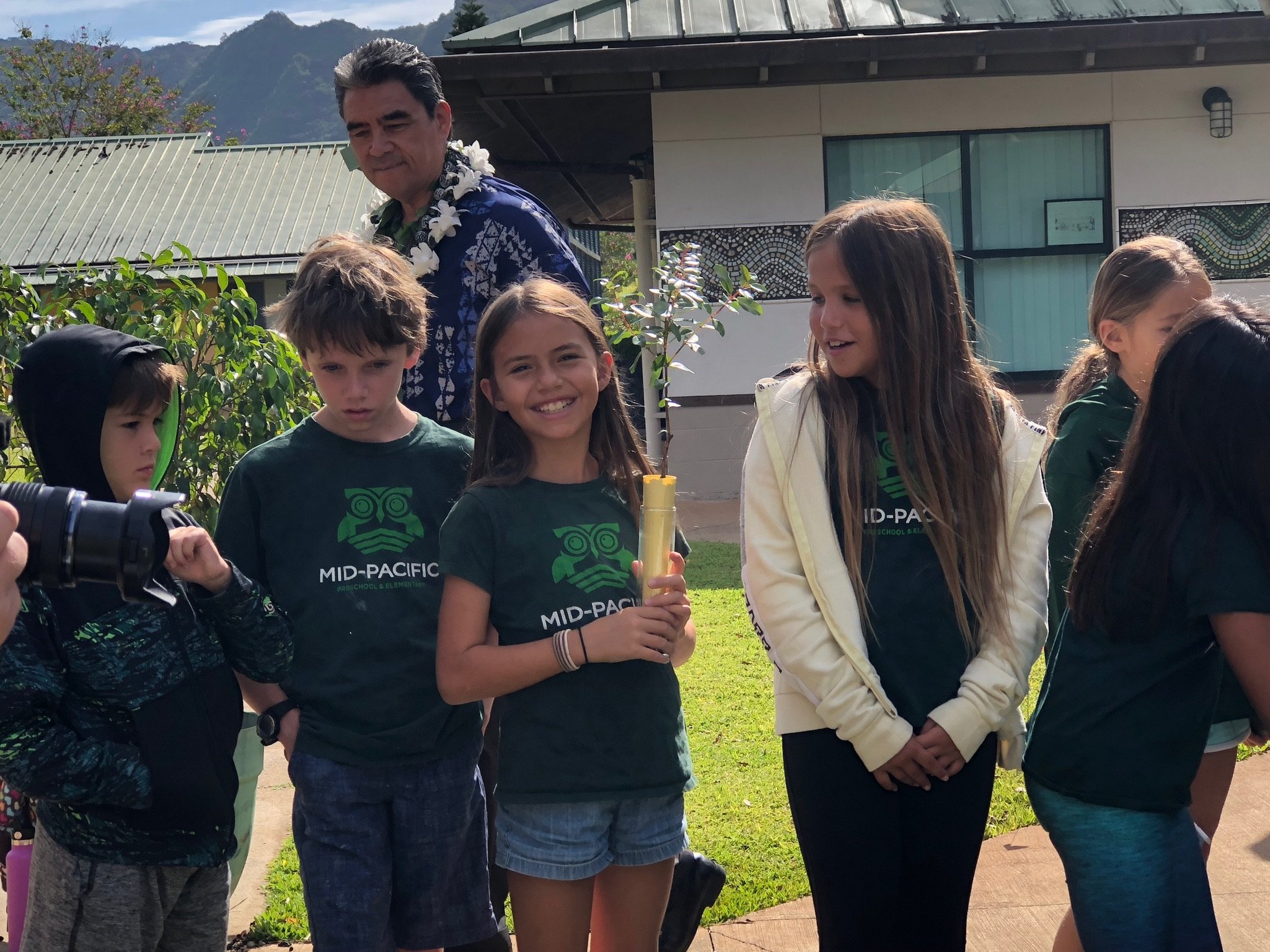 My daughter helped to organize an Ohia tree planting as part of an effort to address the spread of ROD