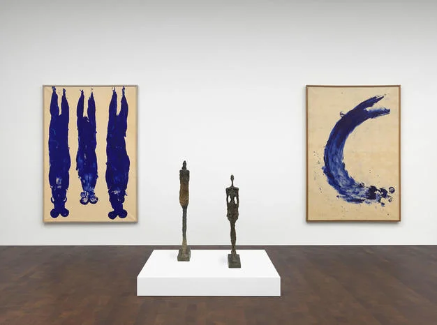 Thoughts on 'Alberto Giacometti Yves Klein: In Search of the Absolute' @ The Gagosian London.  