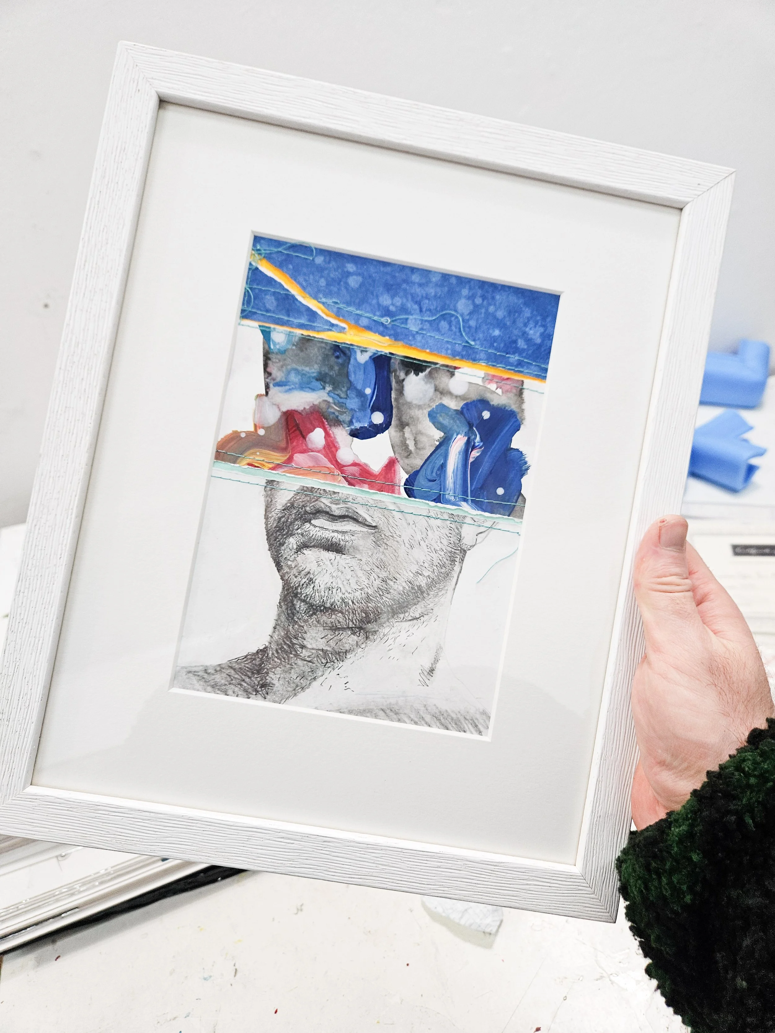 Framed Mixed Media Paper Collage.jpg