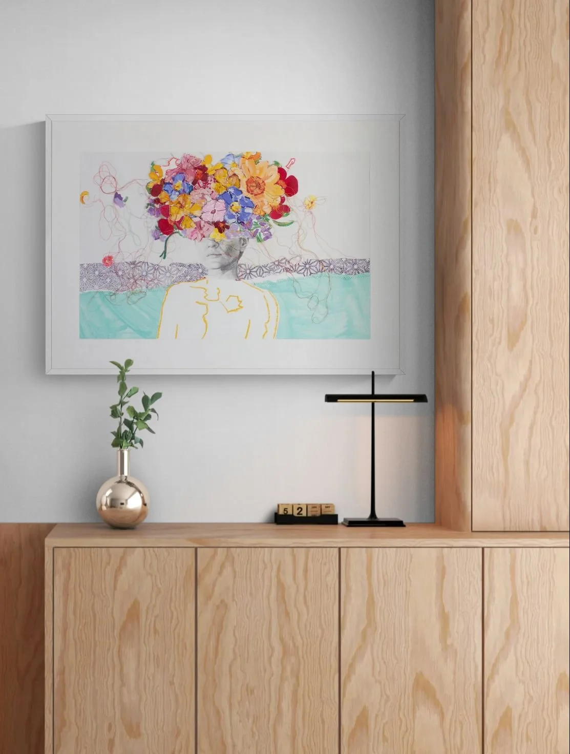Yello - Natural wooden cabinet next to staircase.jpeg