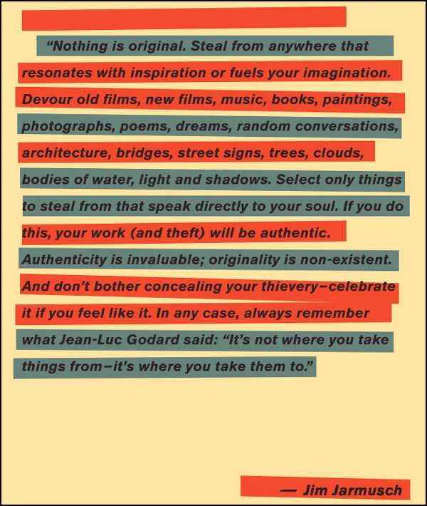 One of my favourite quotes on how to be inspired by the world around you