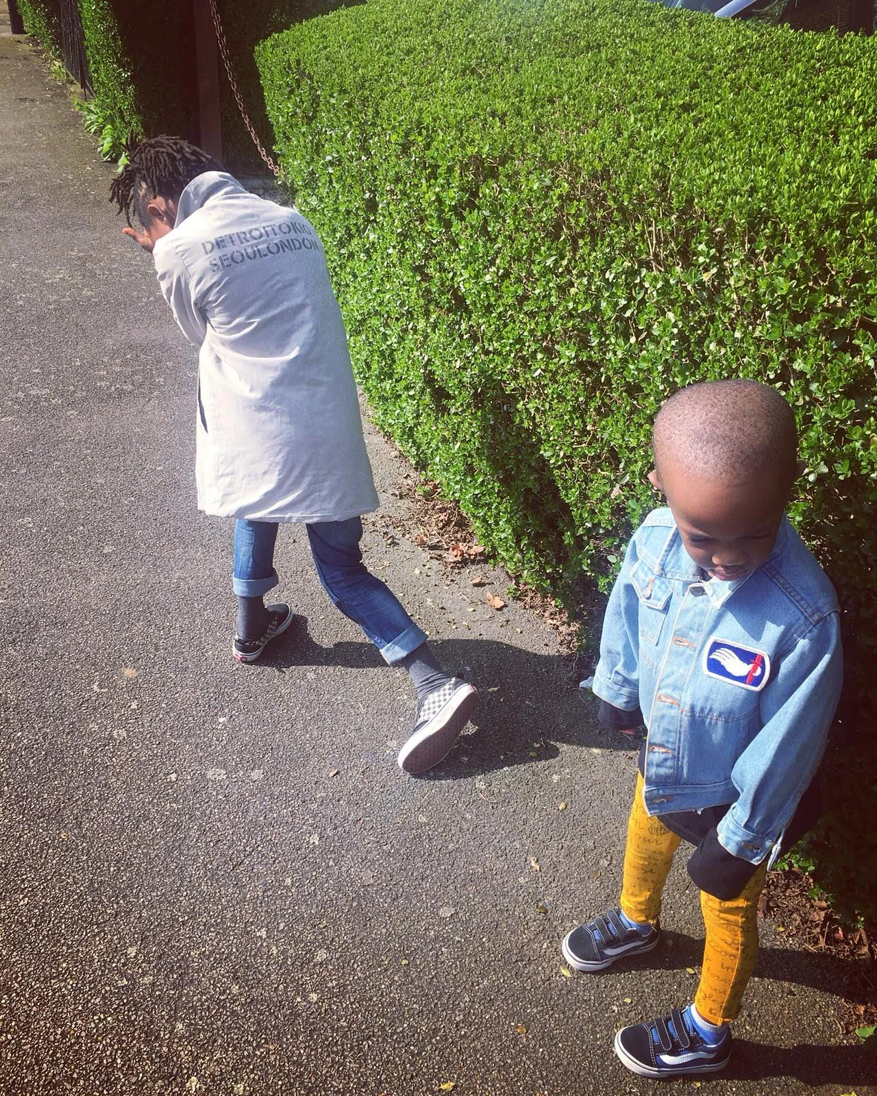 Naomi’s beautiful sons Cairo-Jesse (8) and Roman-Jacob (4)