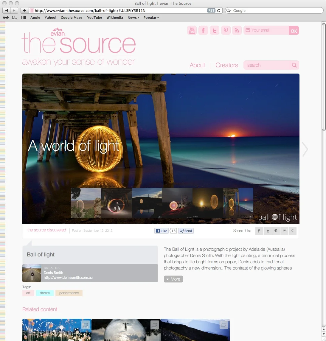 EVIAN - THE SOURCE