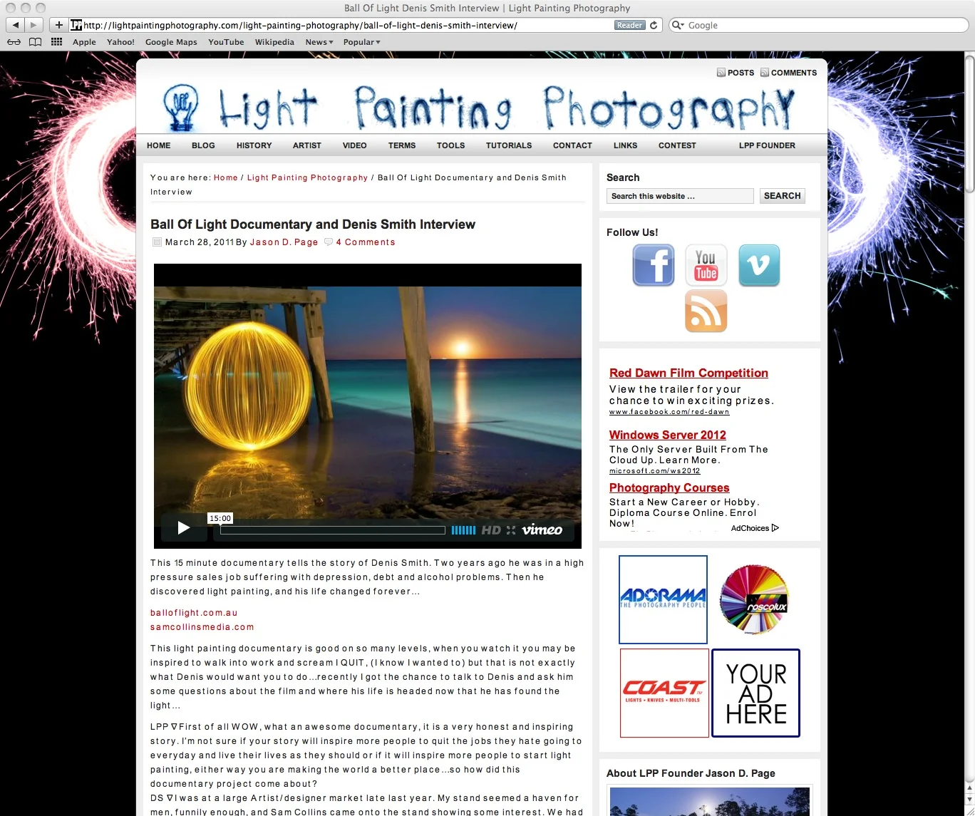 LIGHT PAINTING PHOTOGRAPHY
