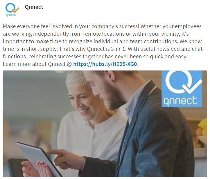 Social Media and Inbound for Qnnect by The EMMS