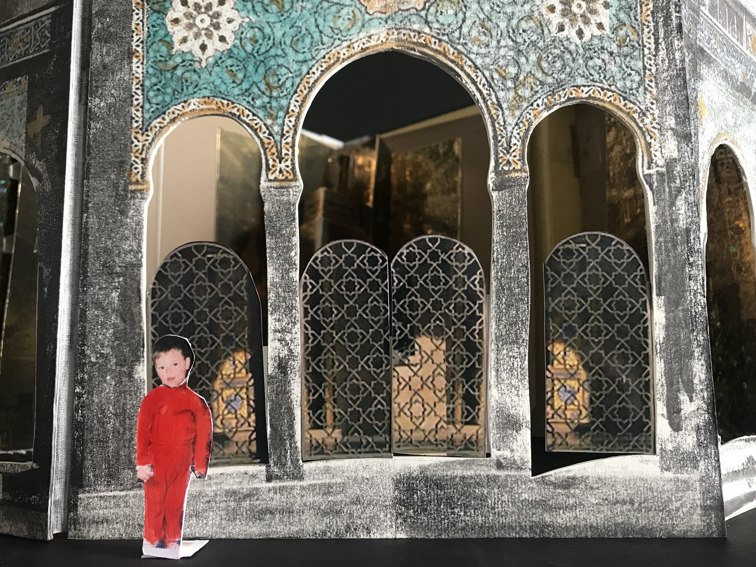   Arriving at the al- Sayyeda Zeinab Shrine in Damascus when I was 3…  