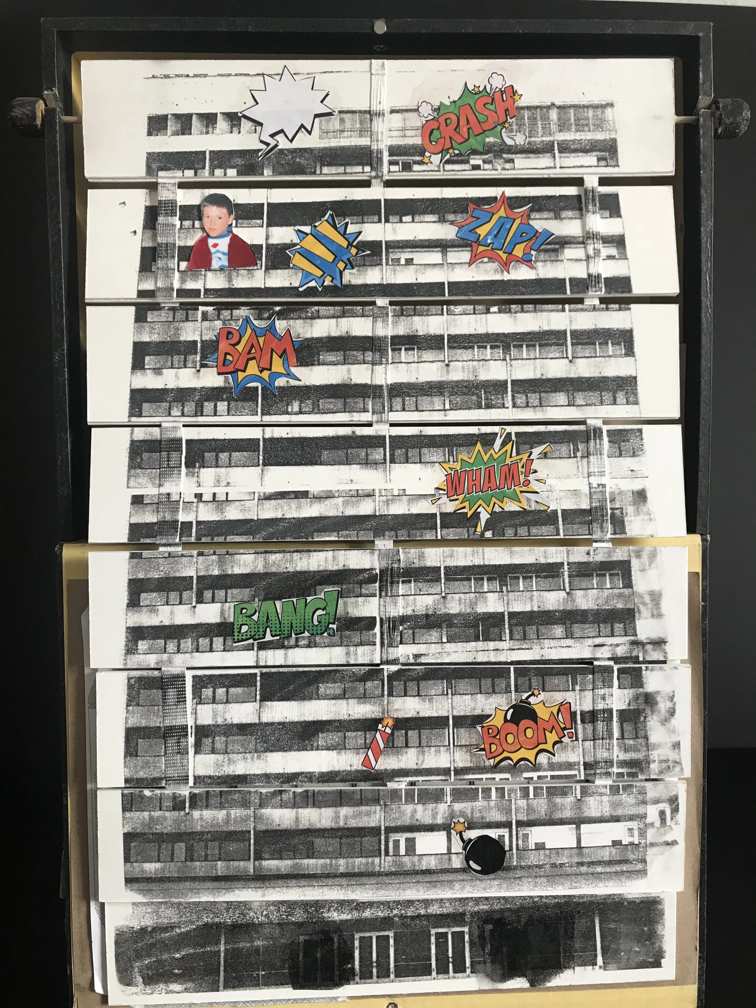   … and imagine Superman and Spiderman battling to save me…  