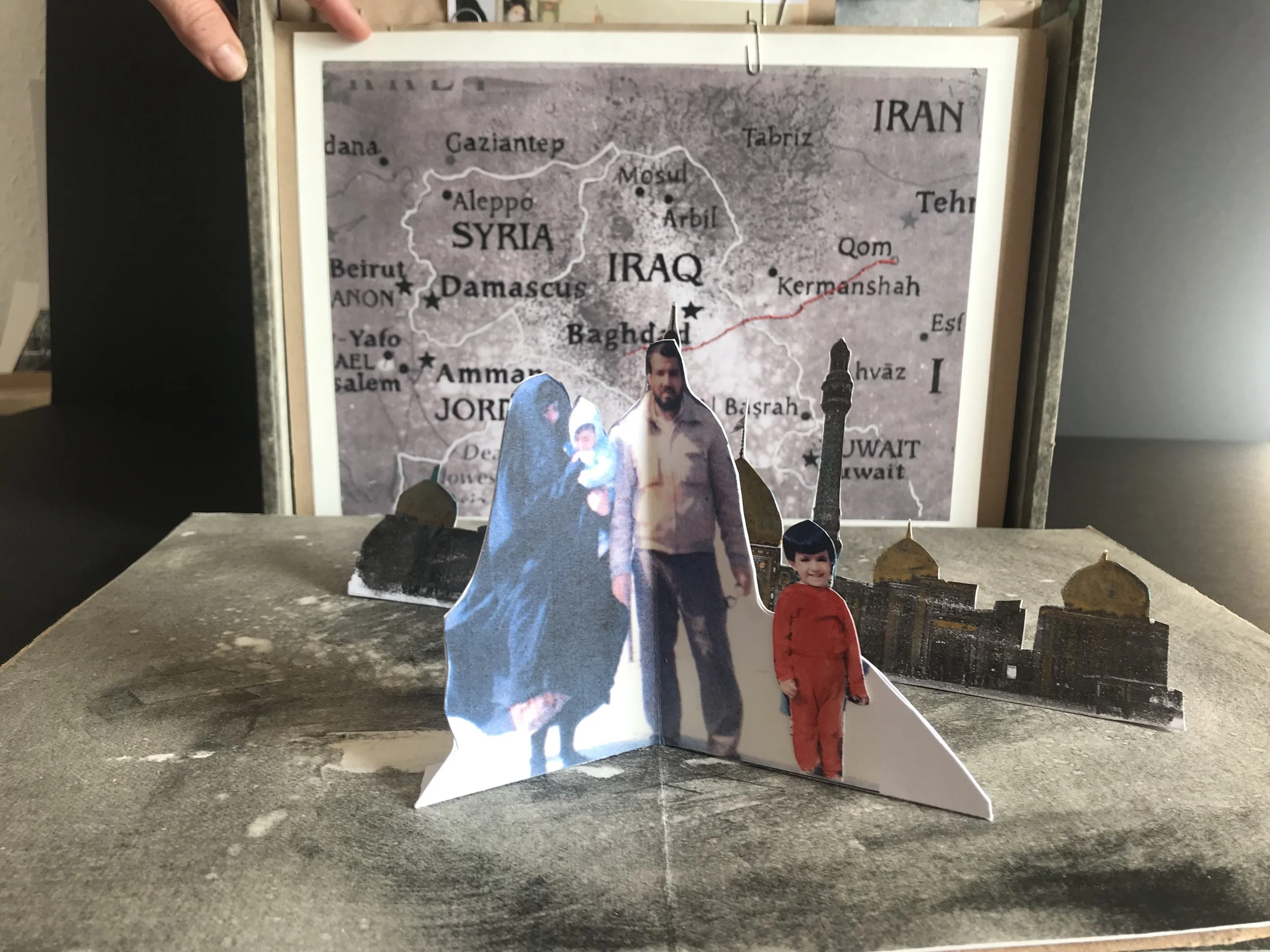   We passed through Iran….  