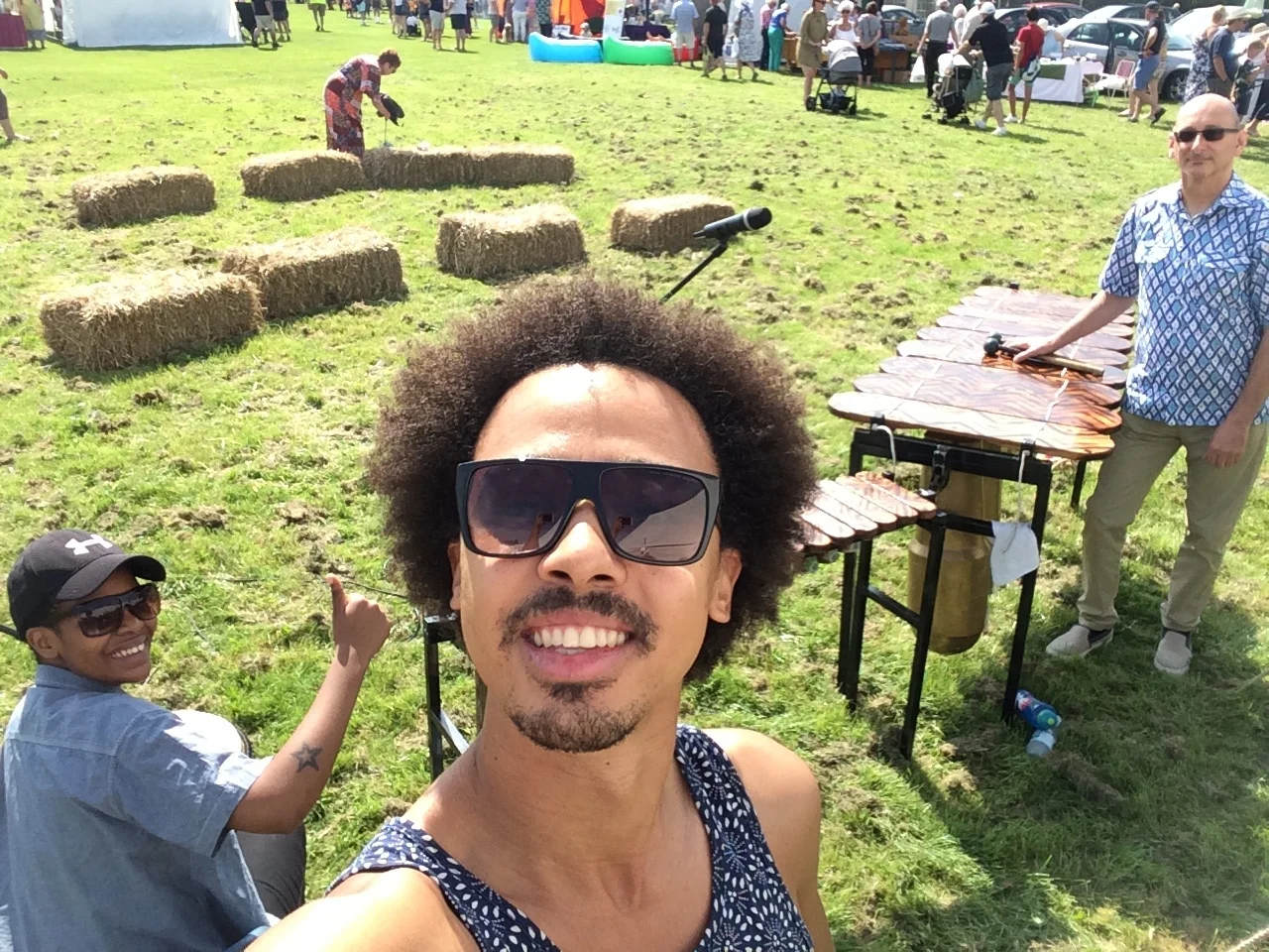 We were the opening act at Cudham Show and Fete on bank holiday Monday