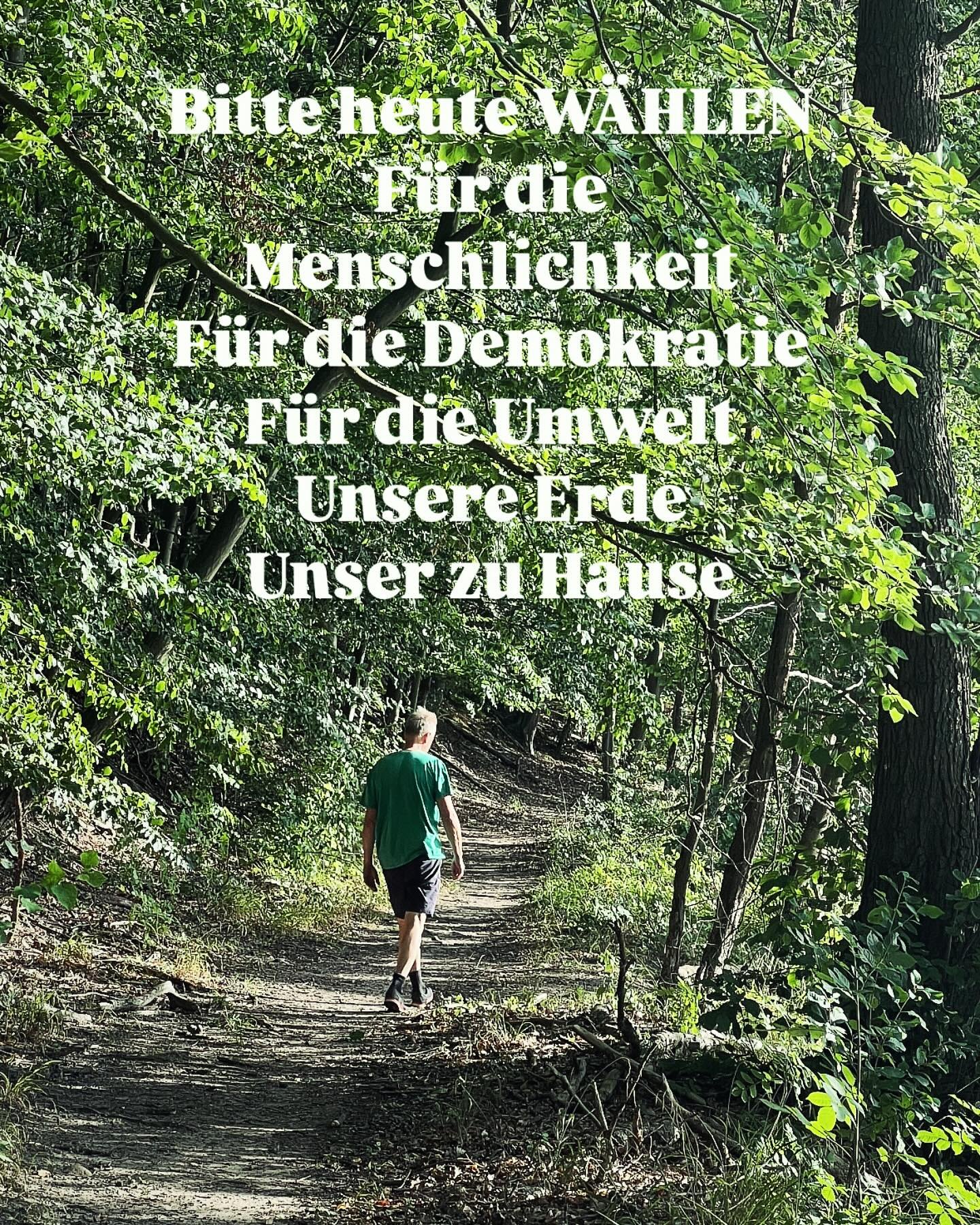 Heute ist Wahl in Deutschland.
Bitte geh w&auml;hlen! 
Mach deine Kreuze bei einer demokratischen Partei.
Bei dieser Wahl macht es wirklich Sinn, strategisch zu w&auml;hlen, damit deine Stimme nicht verloren ist.
Und wenn du dir &uuml;berlegst nicht 