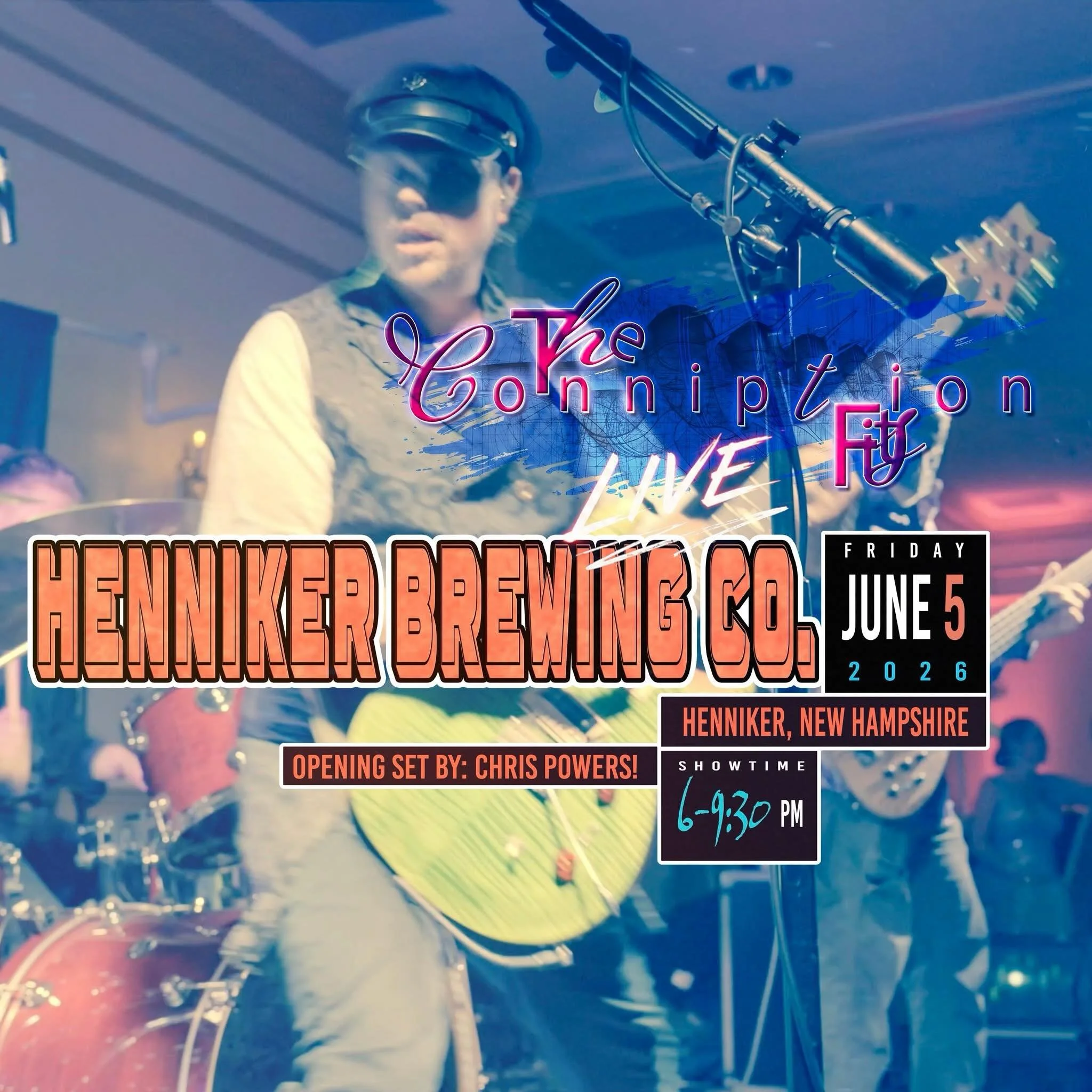 Today! 6pm! @hennikerbrewingco @chrispowersofficial