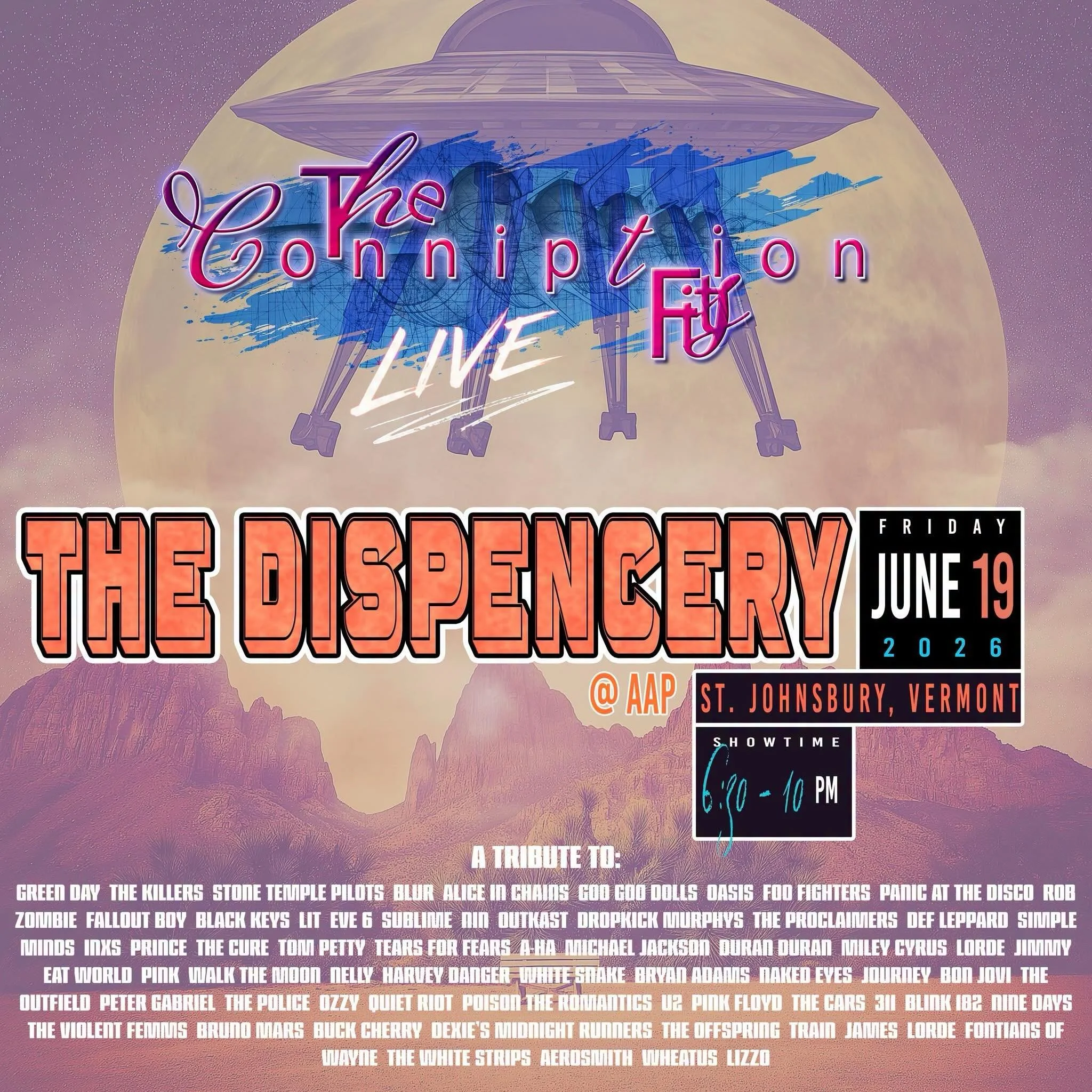 TONIGHT! 6:30-10pm. #stjohnsburyvt @thedispenceryaap