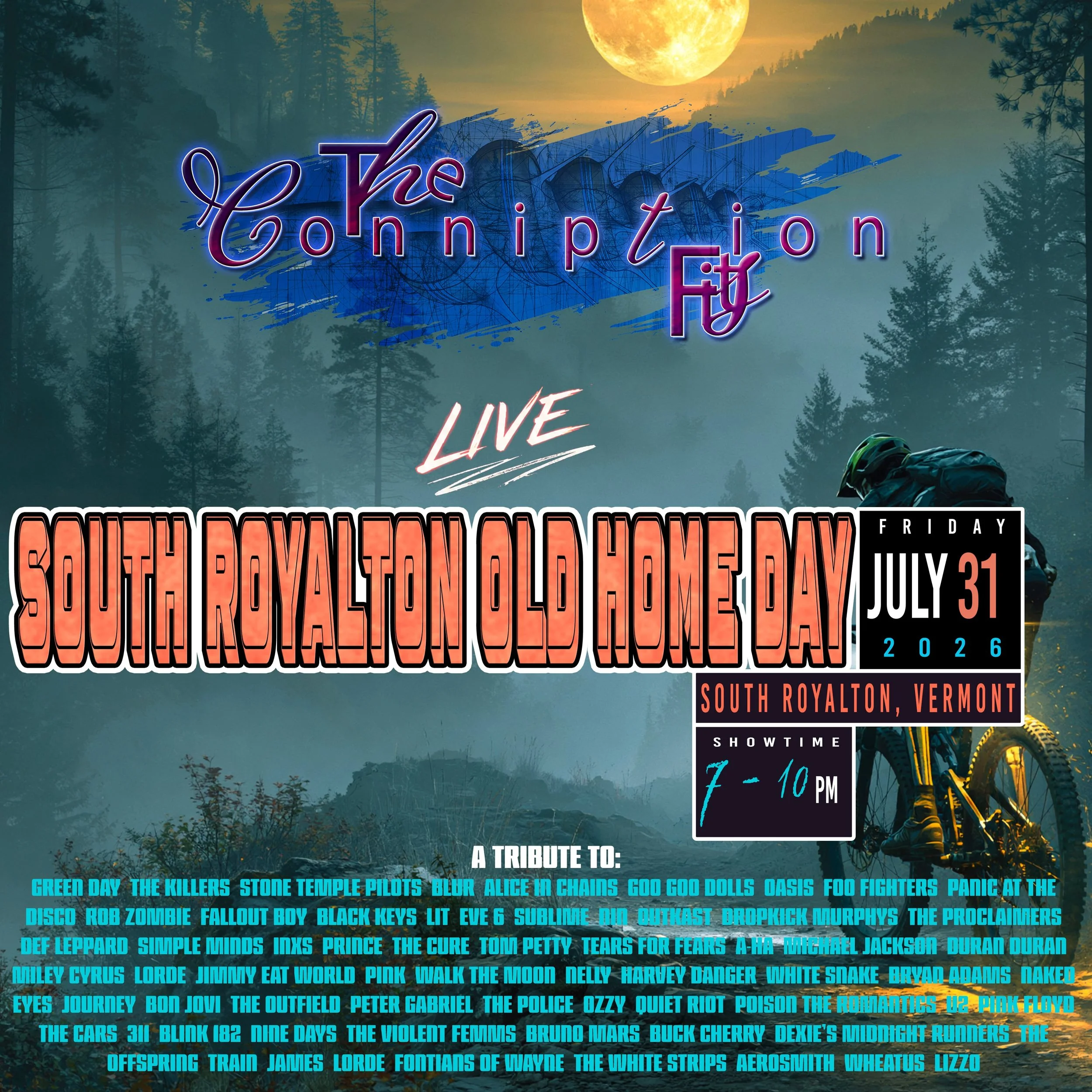 This evening! 7-10pm, #SoRo #southroyalton #oldhomeday