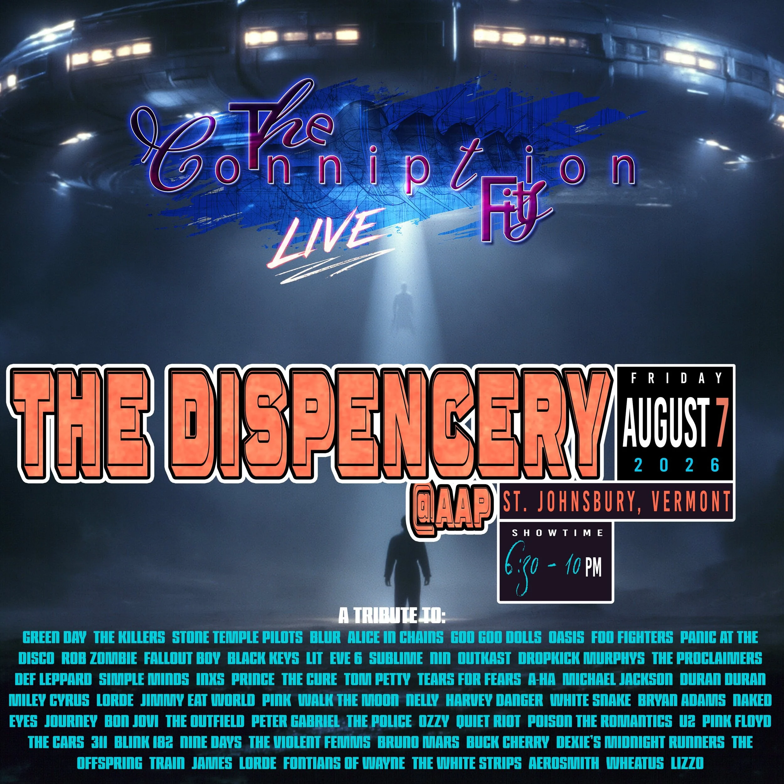 This FRIDAY catch us at the world famous @thedispenceryaap in St. Johnsbury! 6:30-10pm!