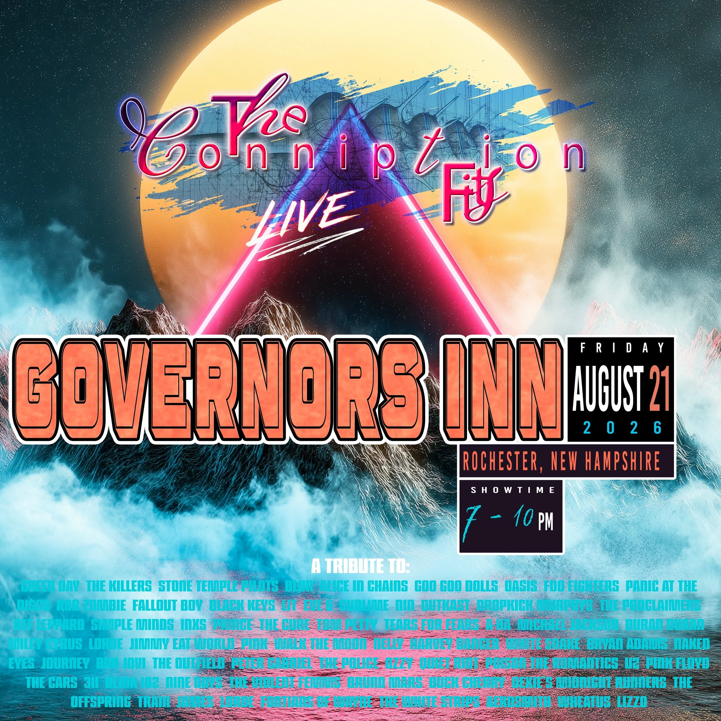 Tonight! we bring our Party Rock Experience Summer Tour to @the.governors.inn in #rochesternh