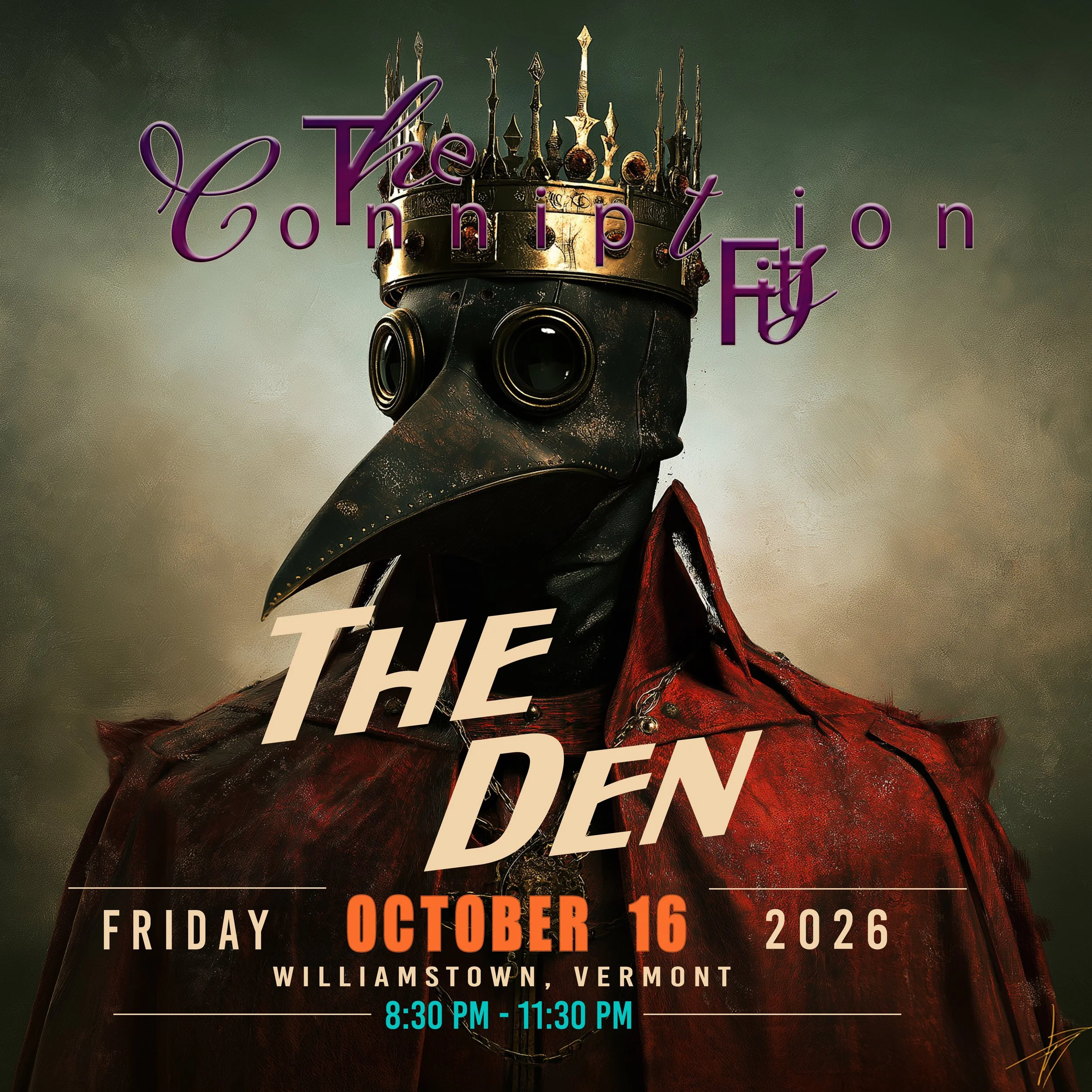 Catch us at The Den in Williamstown #vermont this Friday night - 8:30pm showtime!