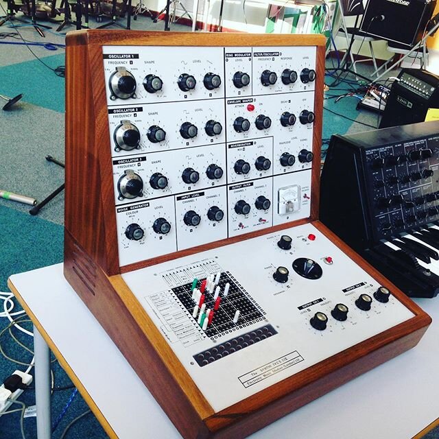 Synth porn.. From 1969 the iconic and legendary Electronic Music Studios EMS VCS3. Brian Eno&rsquo;s &lsquo;brief case&rsquo; synth on Heroes and one of Pink Floyd&rsquo;s favourite toys, featuring heavily on Dark Side of the Moon. The Who&rsquo;s Pe