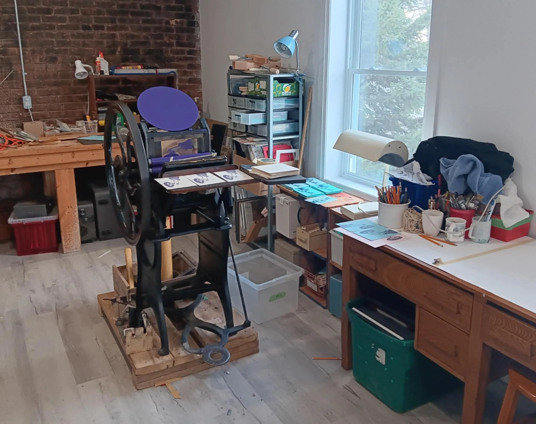 Golding Pearl platen press 1906