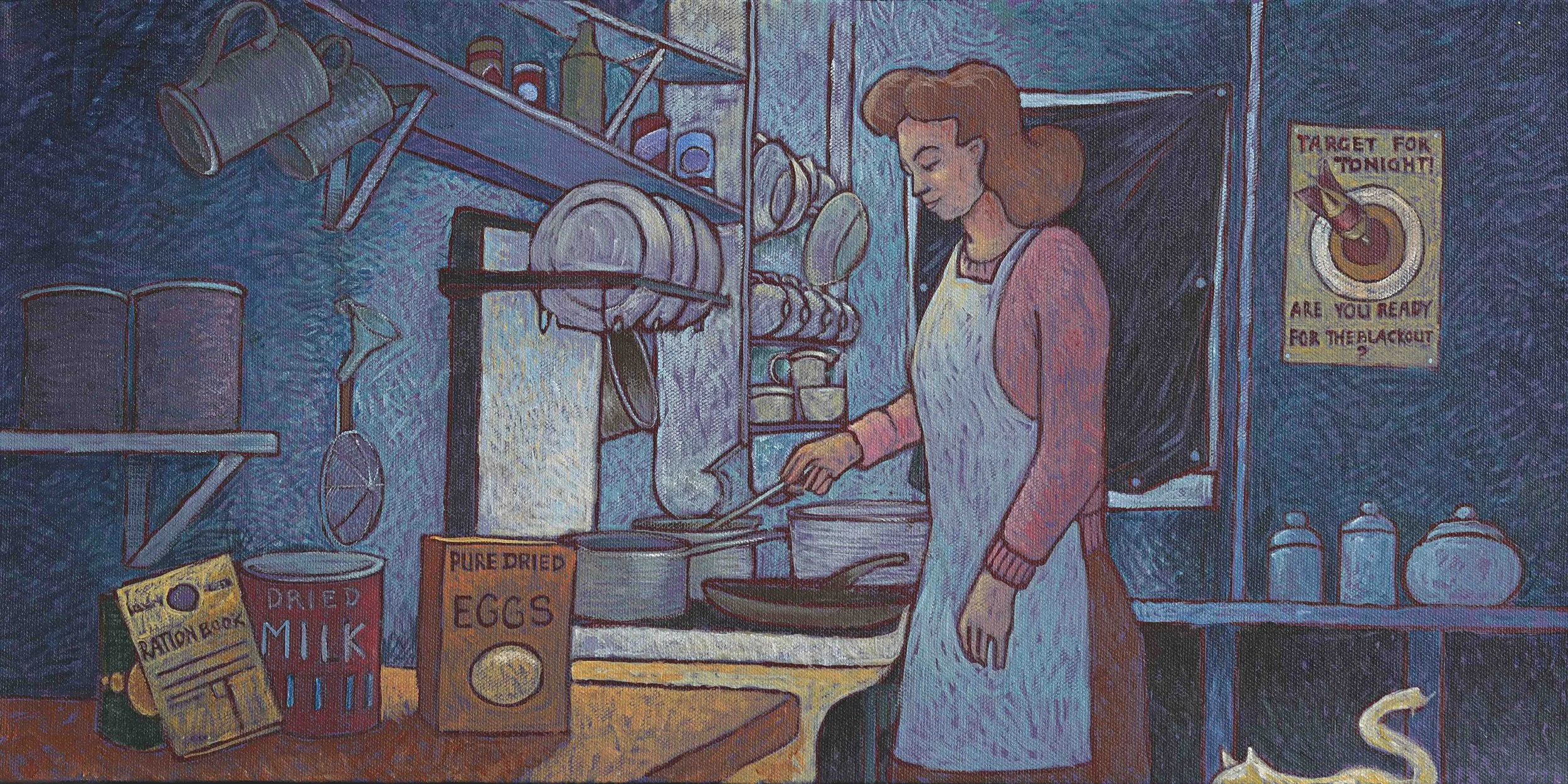 RATIONED FOOD & DARK NIGHTS - sold