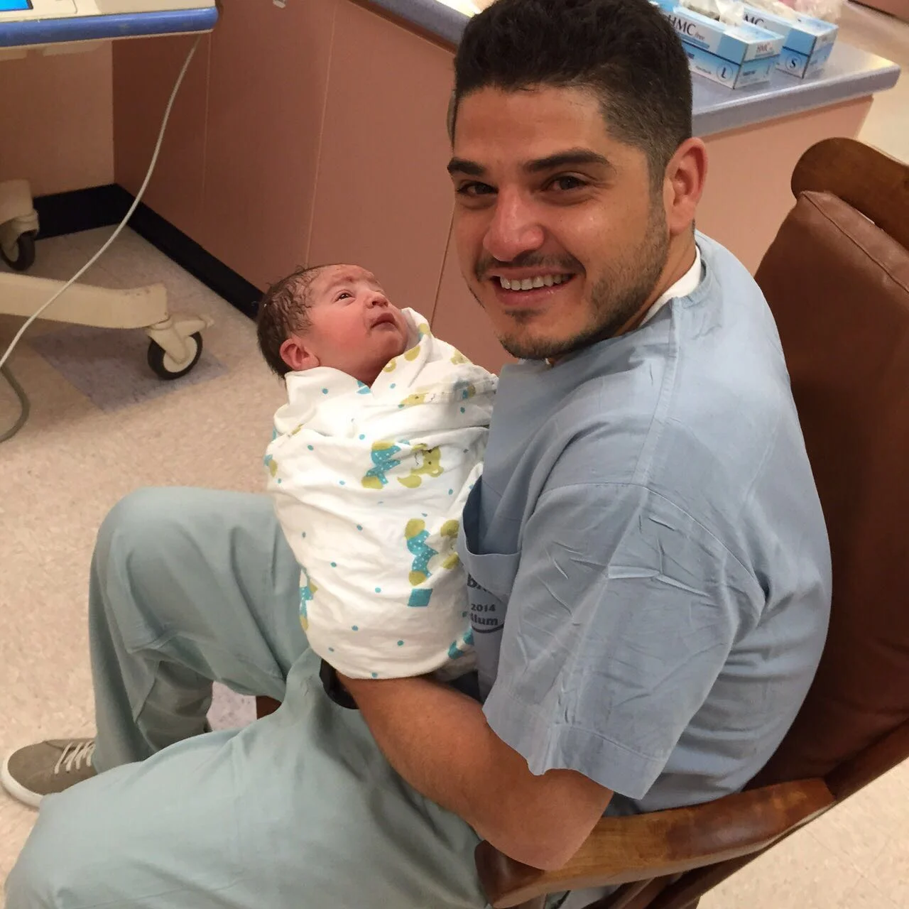 And this is Karim with babyT!!
