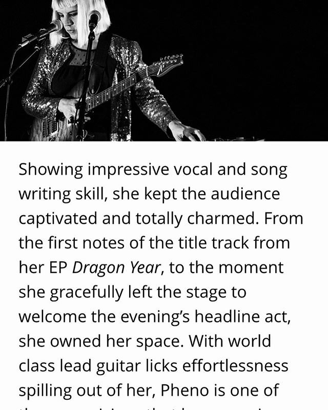 umm..thank you to @rockcityjester for the very lovely review of my set last fri @canberratheatrecentre .. the warm audience that night was such a big part of the show!