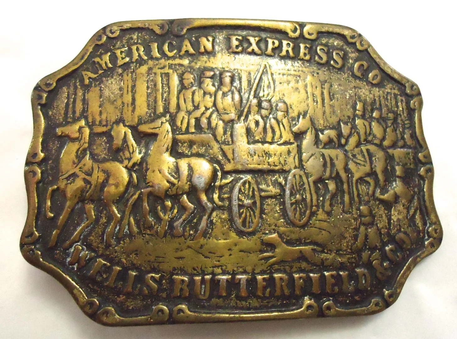 Gürtelschnalle"American Express CO. Wells Butterfield &Co" 