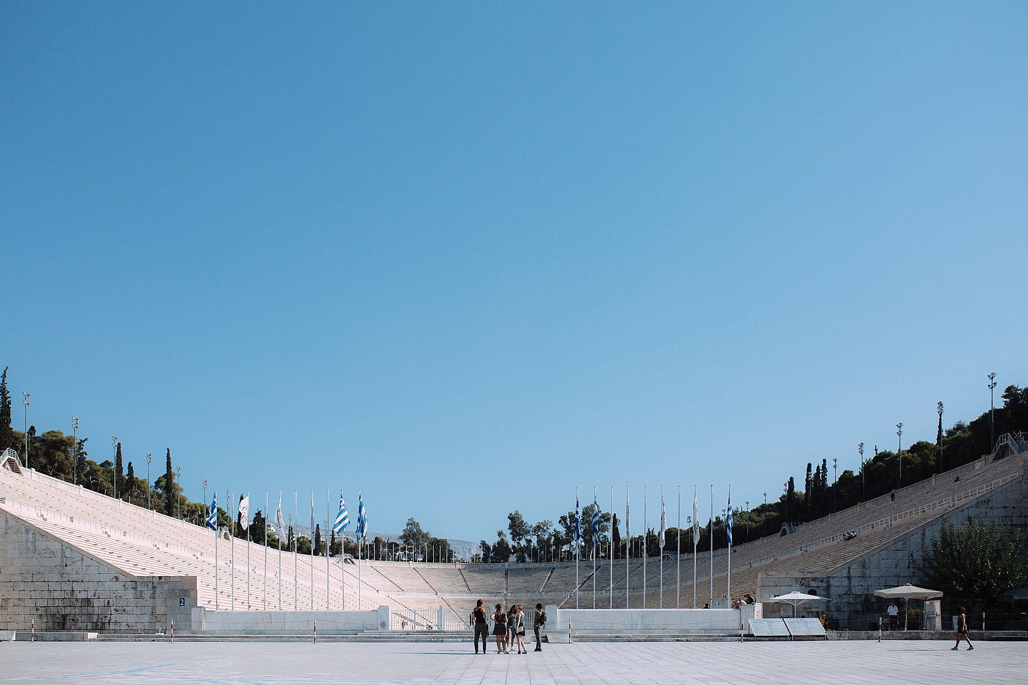   The Panathenaic Stadium, the first site of the modern day Olympics  