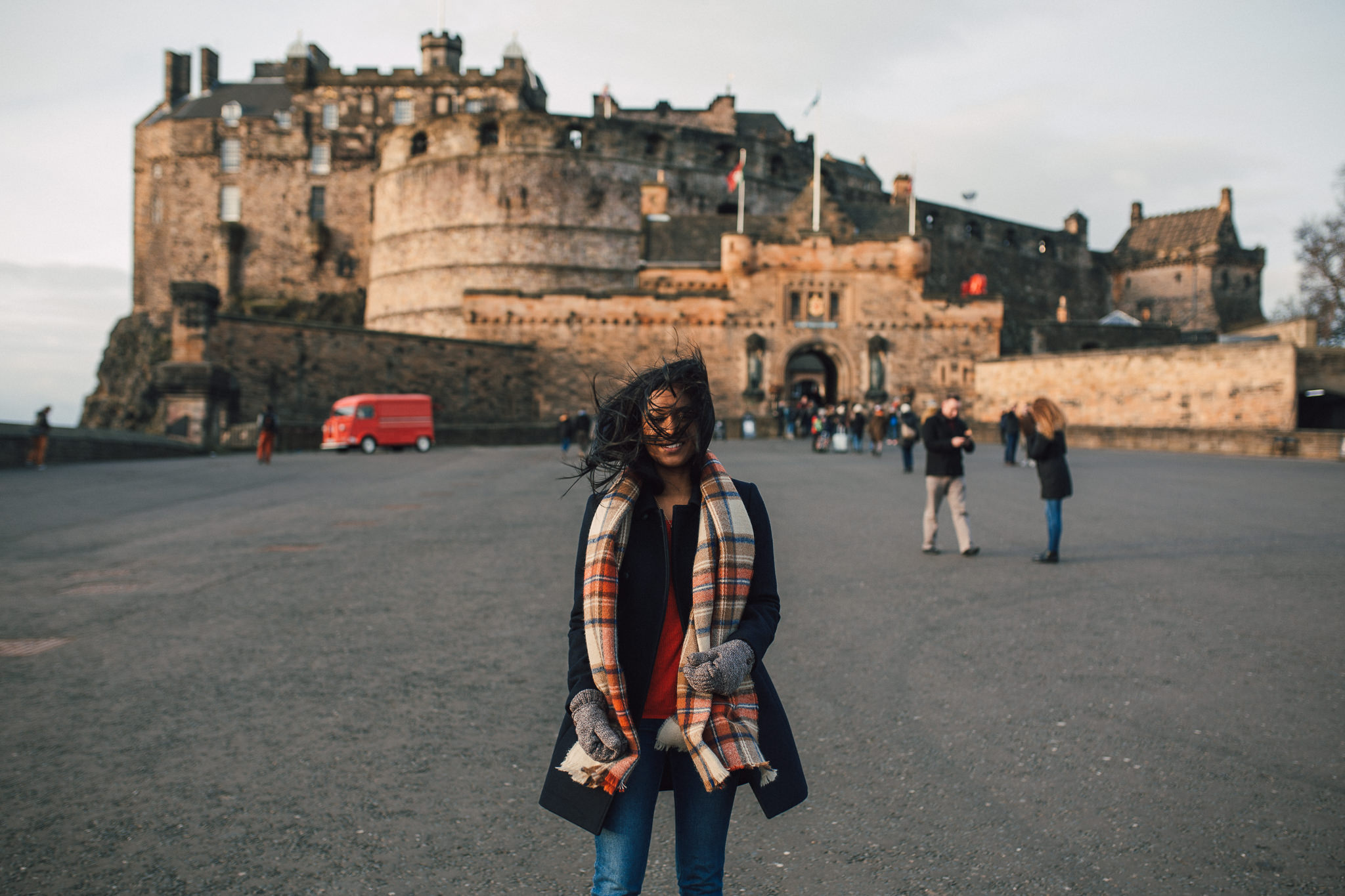   Edinburgh castle ft. Wind  