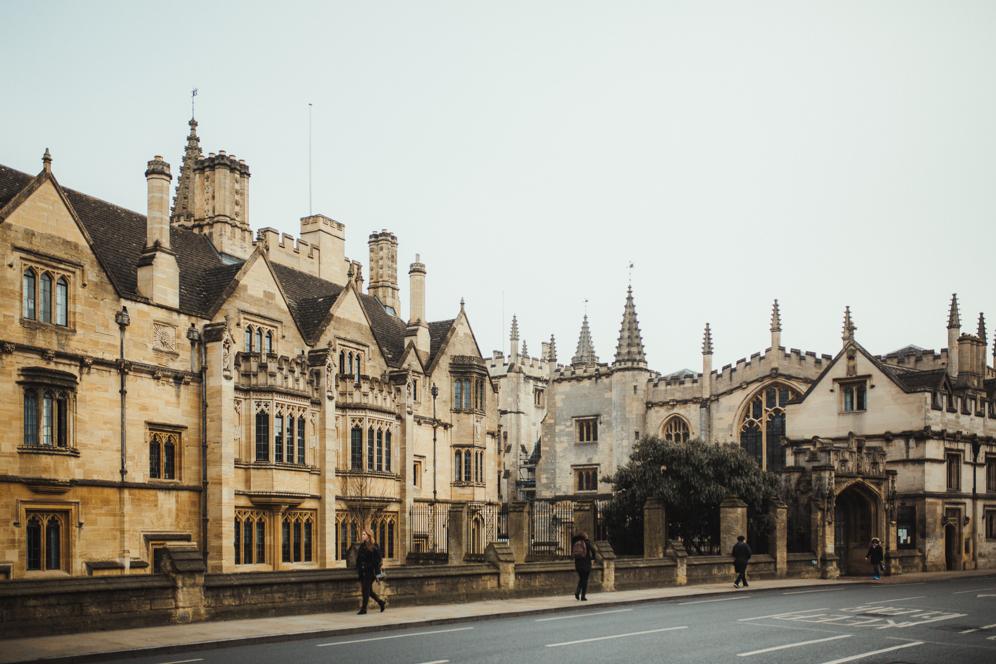   The city of Oxford, which revolves around its prestigious university  