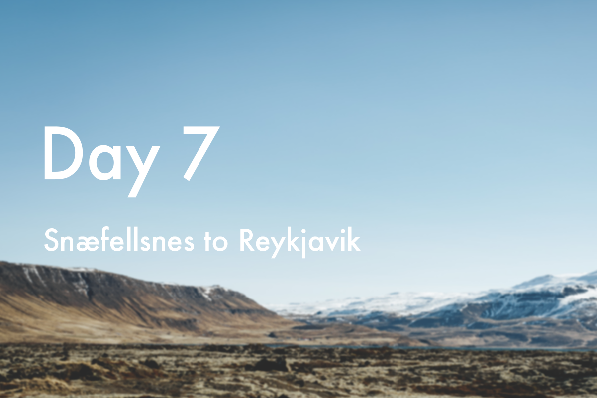 Day 7 of 7 Iceland Itinerary - Photo Road Trip