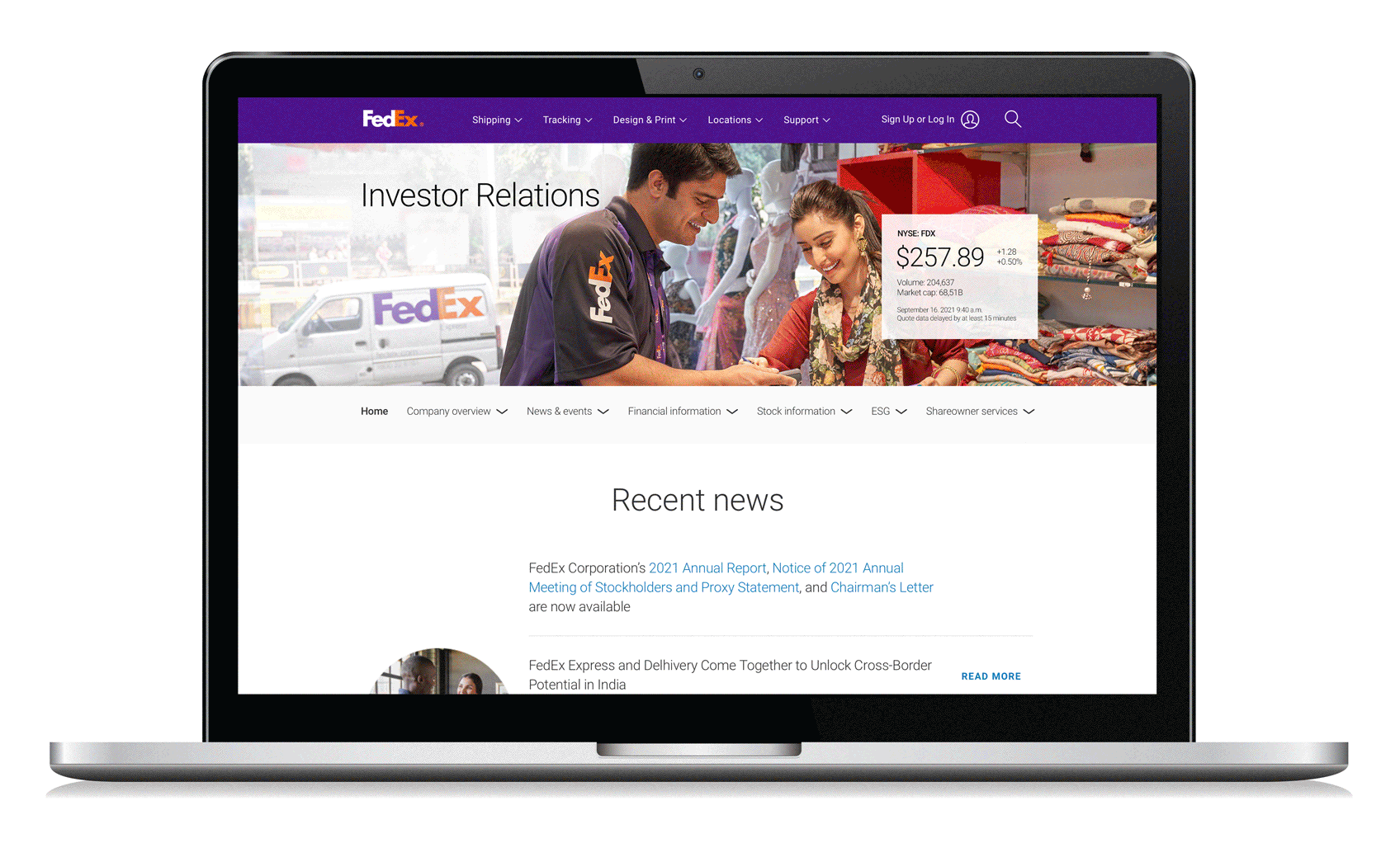 Investor Relations Site