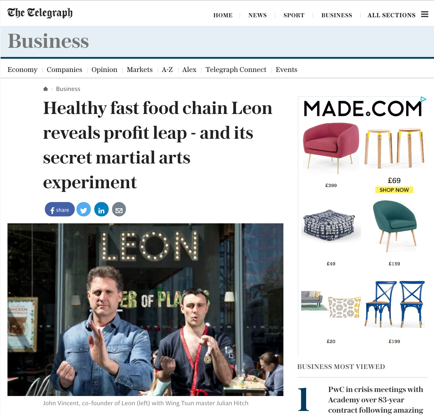 Si-Fu Julian in the Press