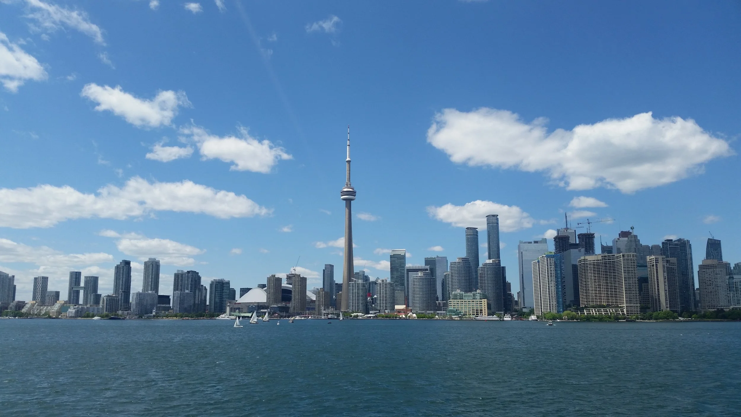 Toronto as viewed from a ferry