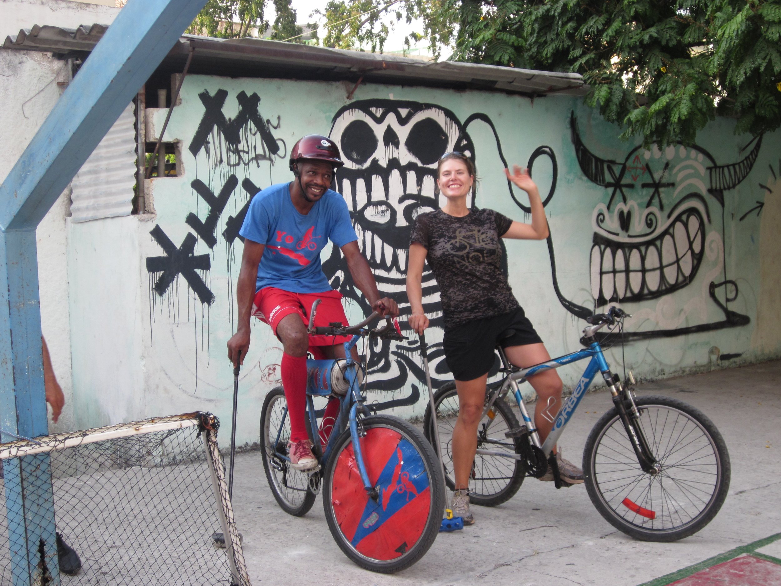 Ready for bike polo in Havana
