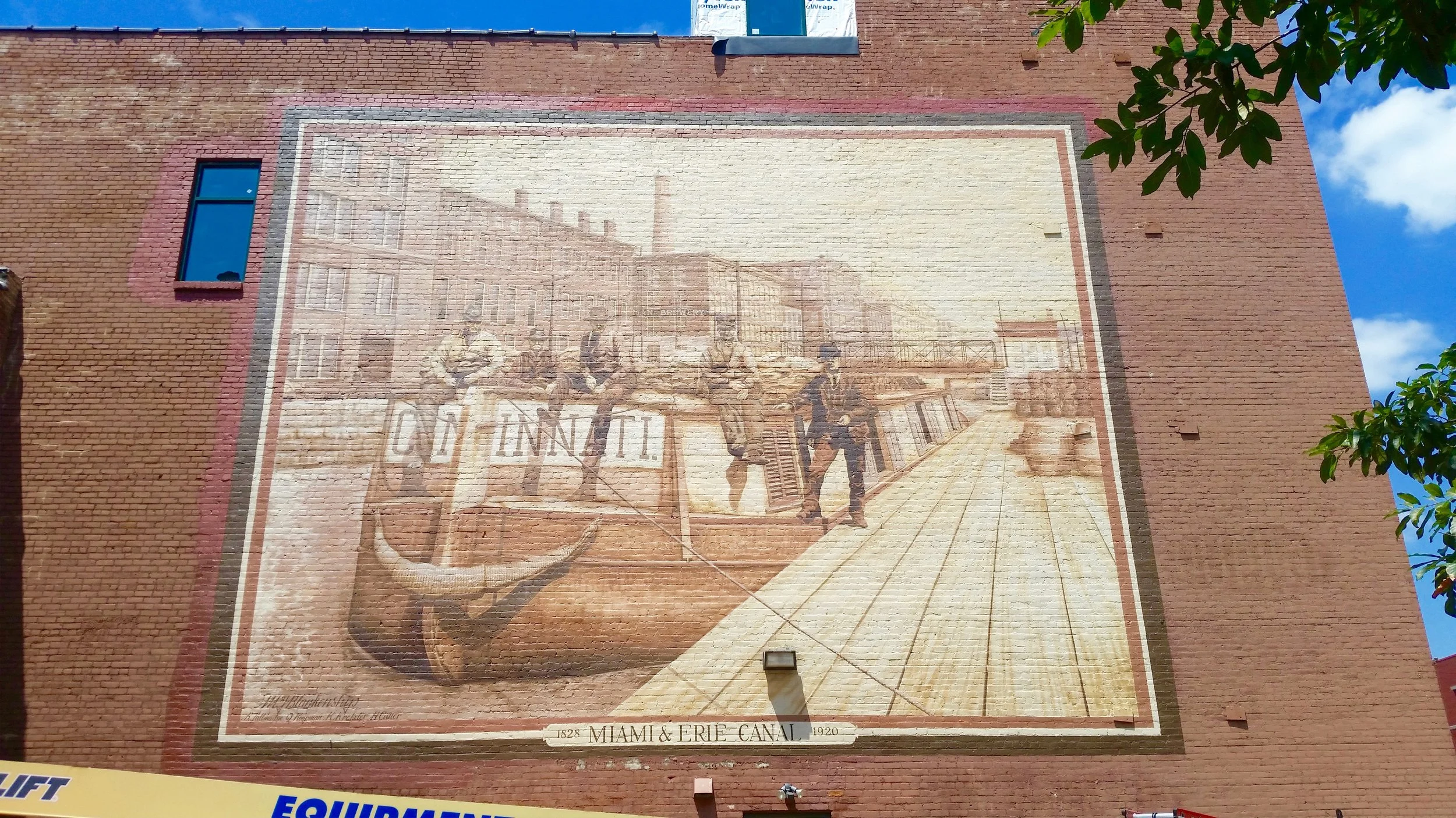 One of many beautiful murals and street art installations in Cincinnati
