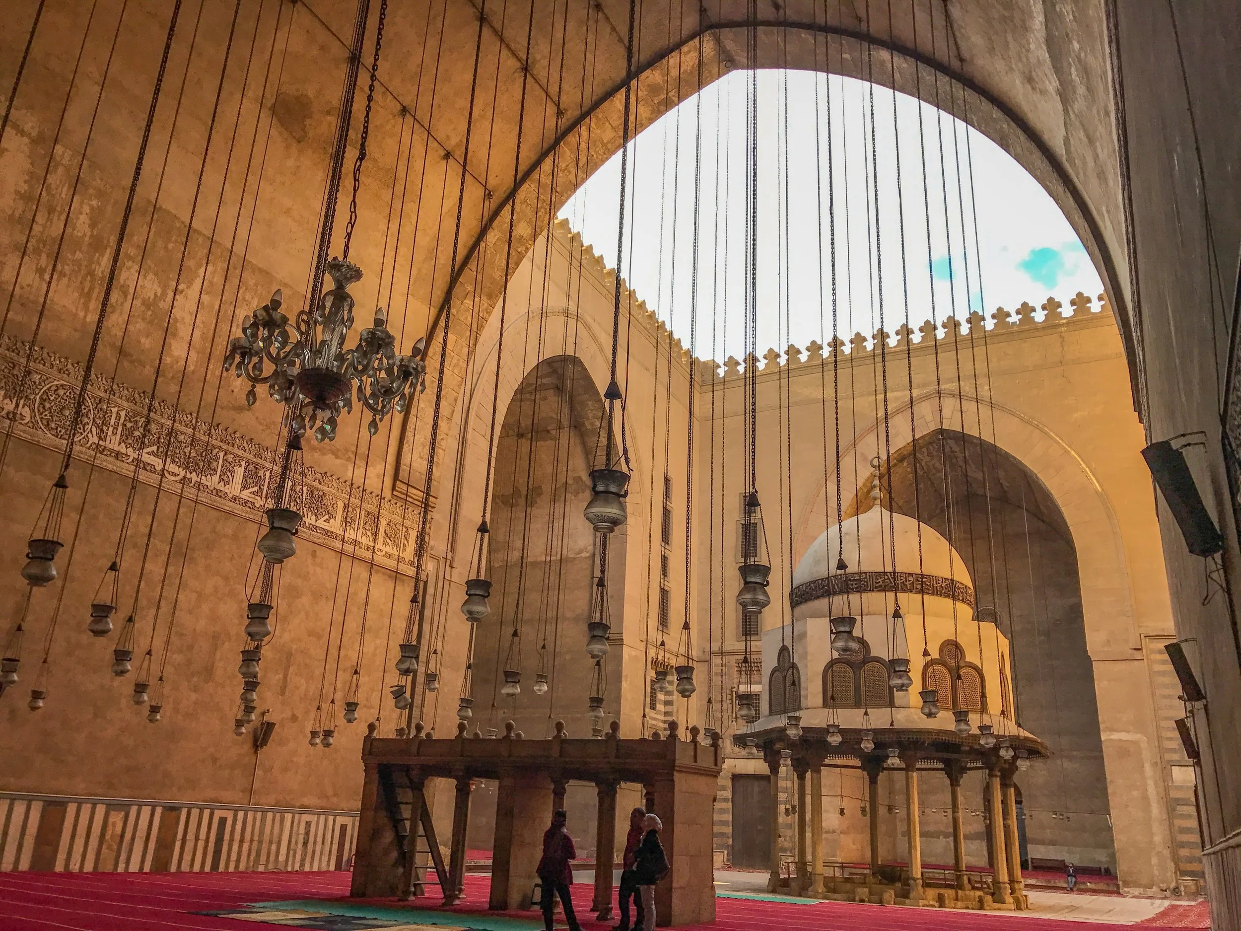 One of many gorgeous mosques in Cairo