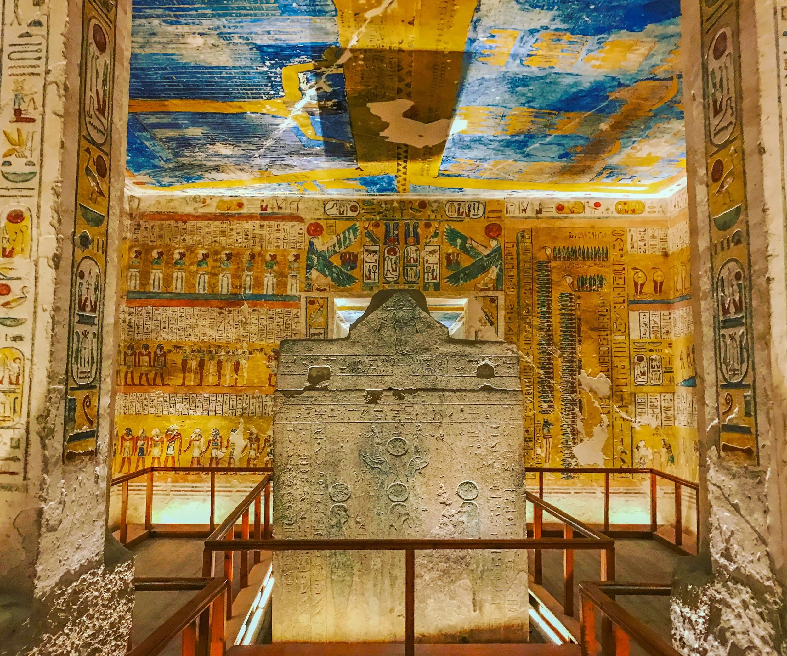 Inside King Tut's tomb in Luxor