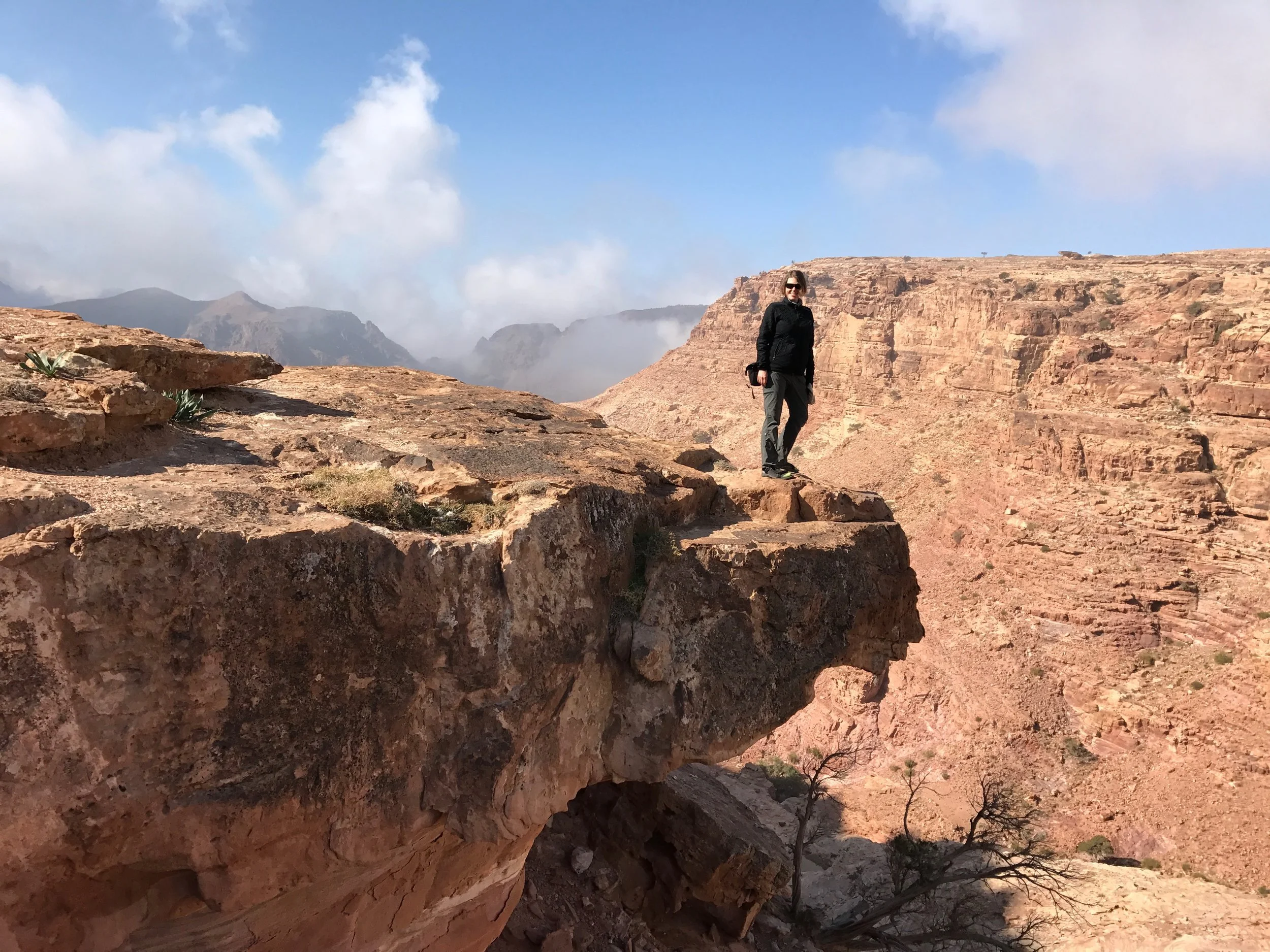 Hiking the back entrance to Petra